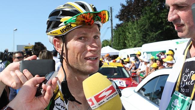 Mark Renshaw, seen here during the Tour de France, will race again in the Tour Down Under.