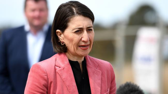 Premier Gladys Berejiklian has warned ministers to stop infighting. Picture: NCA NewsWire/Bianca De Marchi