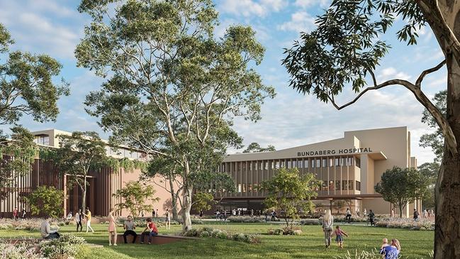 Bundaberg Hospital Artist Impression Plan. Picture: Queensland Health