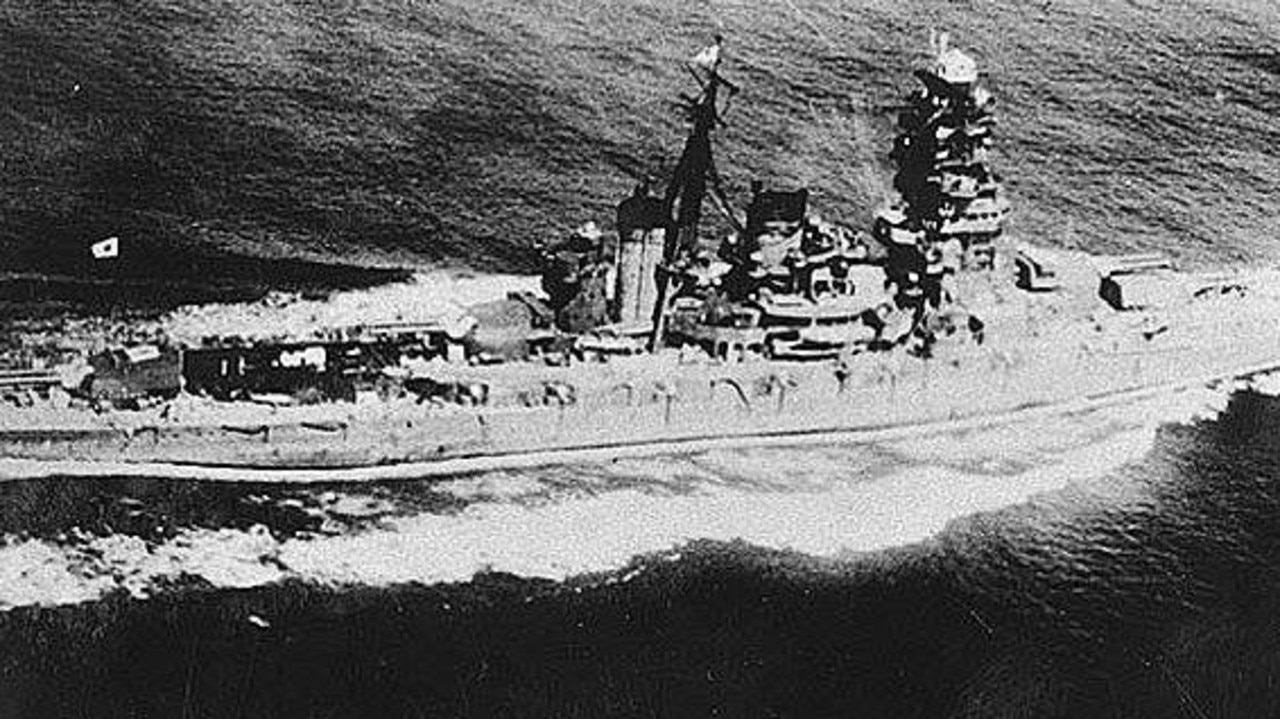 Imperial Japanese Navy ship Hiei. 