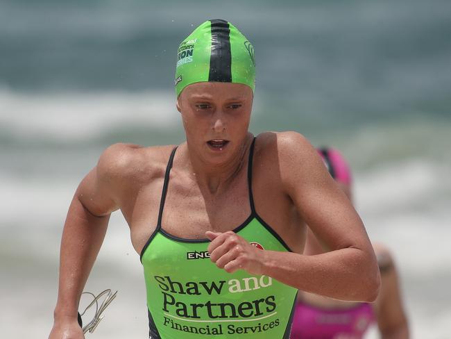Lizzie Welborn on Day 1 of the Shaw and Partners Iron Man /Woman Series at North Burliegh. Picture: Glenn Campbell