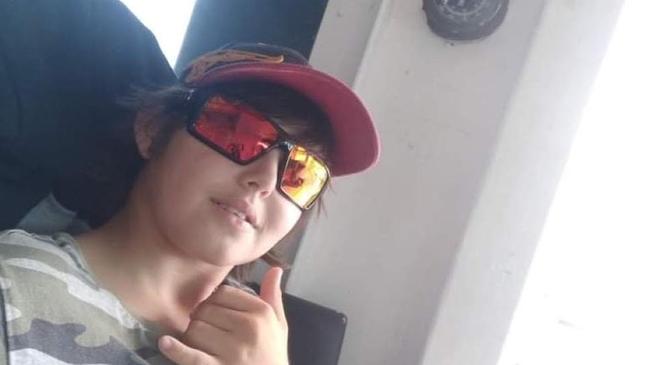 Bradley Smith., 14, was killed after an alleged stolen car slammed into a tree on Pease St, Manoora on February 14, 2022. Picture: Facebook