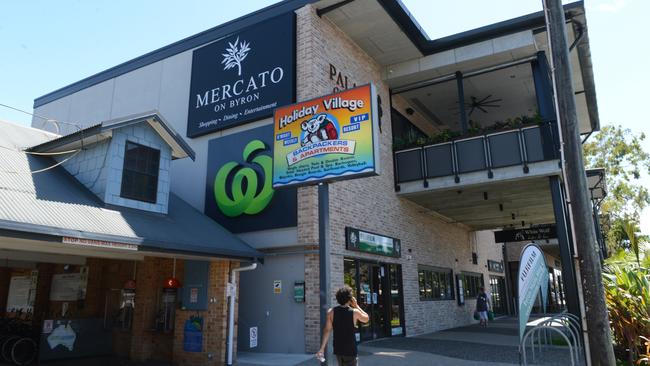 The Mercato shopping centre on Jonson St in Byron Bay.