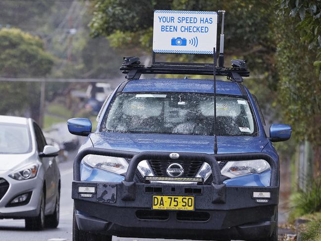 Speed camera pictured on Penshurst St in North Willoughby. Picture: Sam Ruttyn