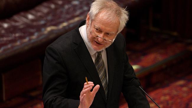 Labor MP Greg Donnelly argued at length for restricting access to voluntary assisted dying but was voted down. Picture: AAP pool image/Dan Himbrechts