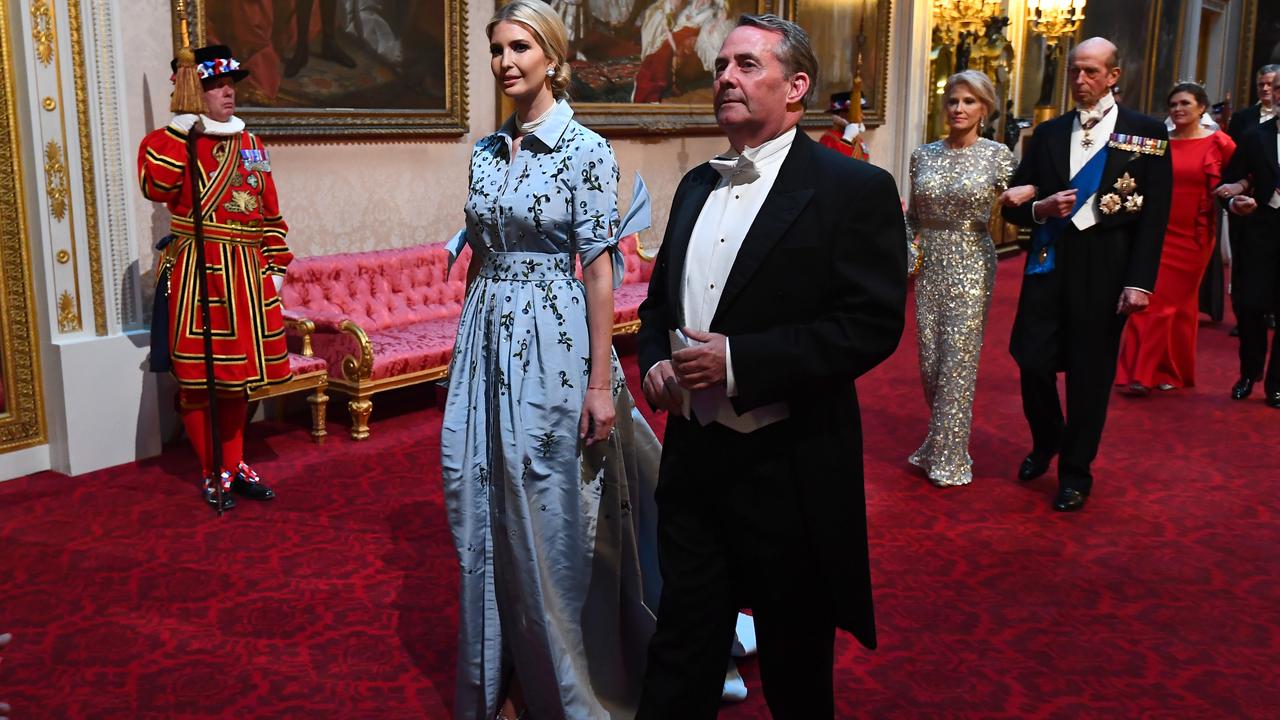 Trump Uk Visit Ivanka Stuns In White Gown At Winfield House Photo The Advertiser