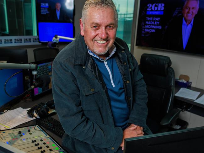 Ray Hadley on mornings for 2GB came out on top. Picture: Justin Lloyd