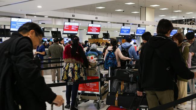 Passengers between Melbourne and Darwin face the most delays on flights than any other route. Picture: NCA NewsWire / Gaye Gerard