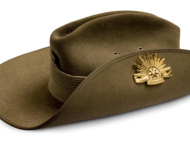 Ad Features - ANZAC Com Holidays - Australian Army Anzac Digger Slouch Hat