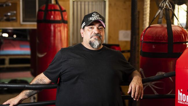 Former champion boxer Jason Lord of Arrernte Community Boxing Academy has real solutions for the problems facing his Alice Springs community. Picture: Kevin Farmer