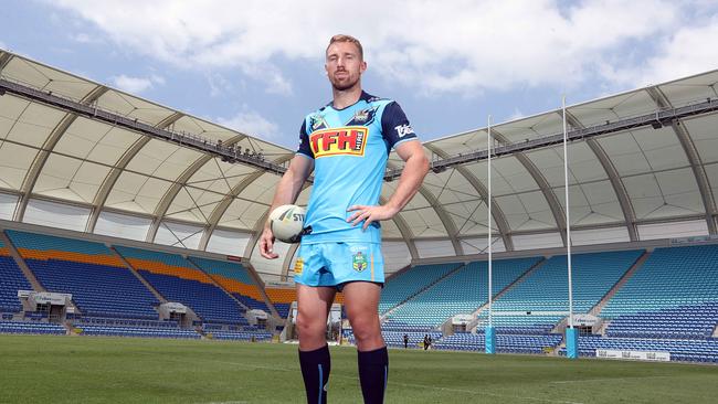 Gold Coast Titan Bryce Cartwright. The Titans have warned they need fair lease negotiation if they are going to stay at Cbus Stadium. Photo by Richard Gosling