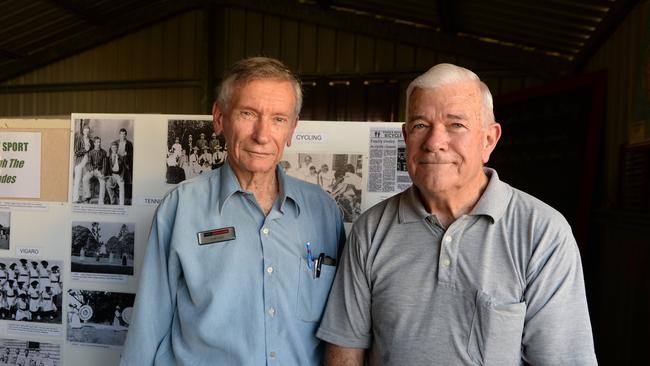 Dr Lyall Ford (left) was also a member of the Mackay Historical Society and contributed to the Mackay Daily Mercury. Right – Dale Murray.