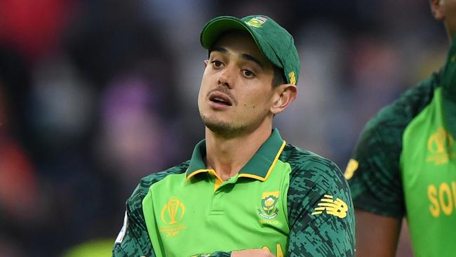 Quinton de Kock will take part in the remainder of the T20 World Cup. Photo by Stu Forster-ICC/ICC via Getty Images