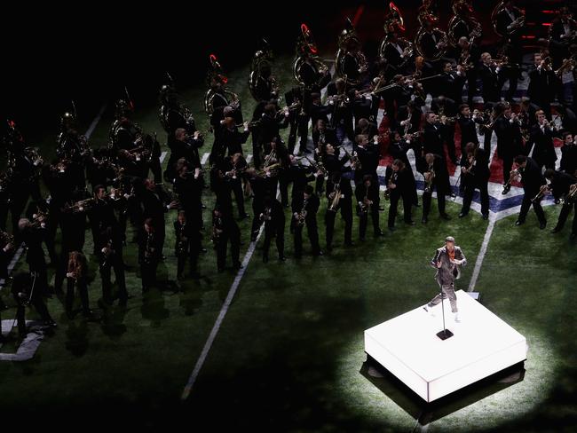 Justin Timberlake performs during the Pepsi Super Bowl LII Halftime Show at U.S. Bank Stadium on February 4, 2018 in Minneapolis, Minnesota. Picture: Getty Images