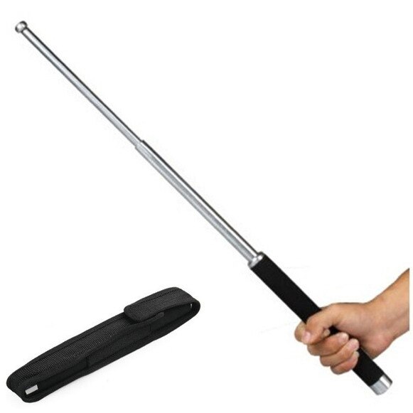 An extendible metal baton, like the one found with James Darin. Picture: Wish