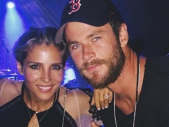 Chris Hemsworth and Elsa Pataky at Bluesfest in Byron Bay