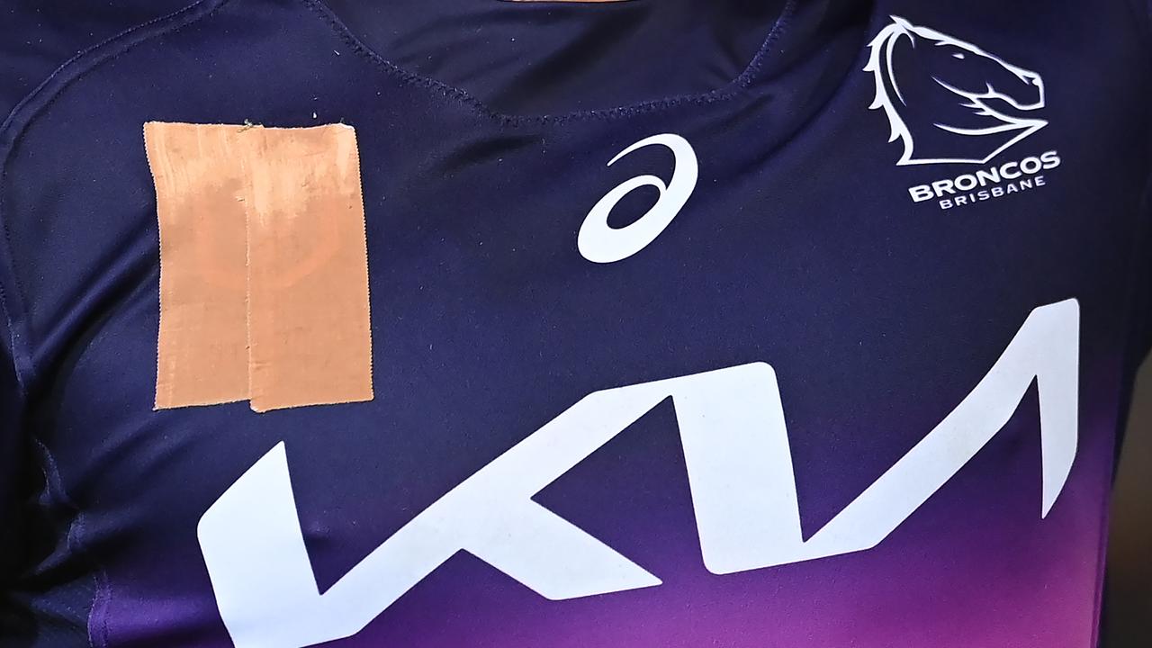 Players to cover NRL logo on shirts as pay dispute escalates