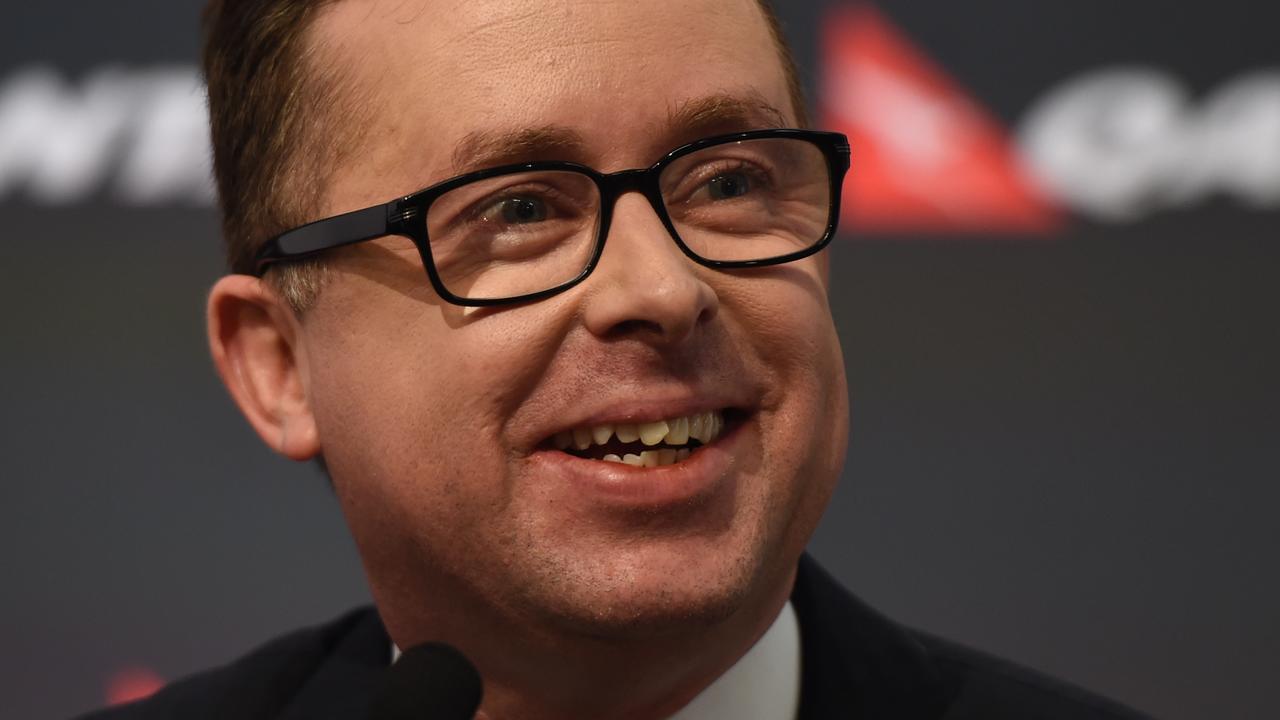 Qantas CEO Alan Joyce said the airline would be open to possibilities with the ‘temporary’ relocation of the Perth to London route. Picture: Dean Lewins/AAP