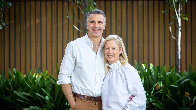 SA Premier Peter & wife Annabel Malinauskas. Picture: Emma Brasier