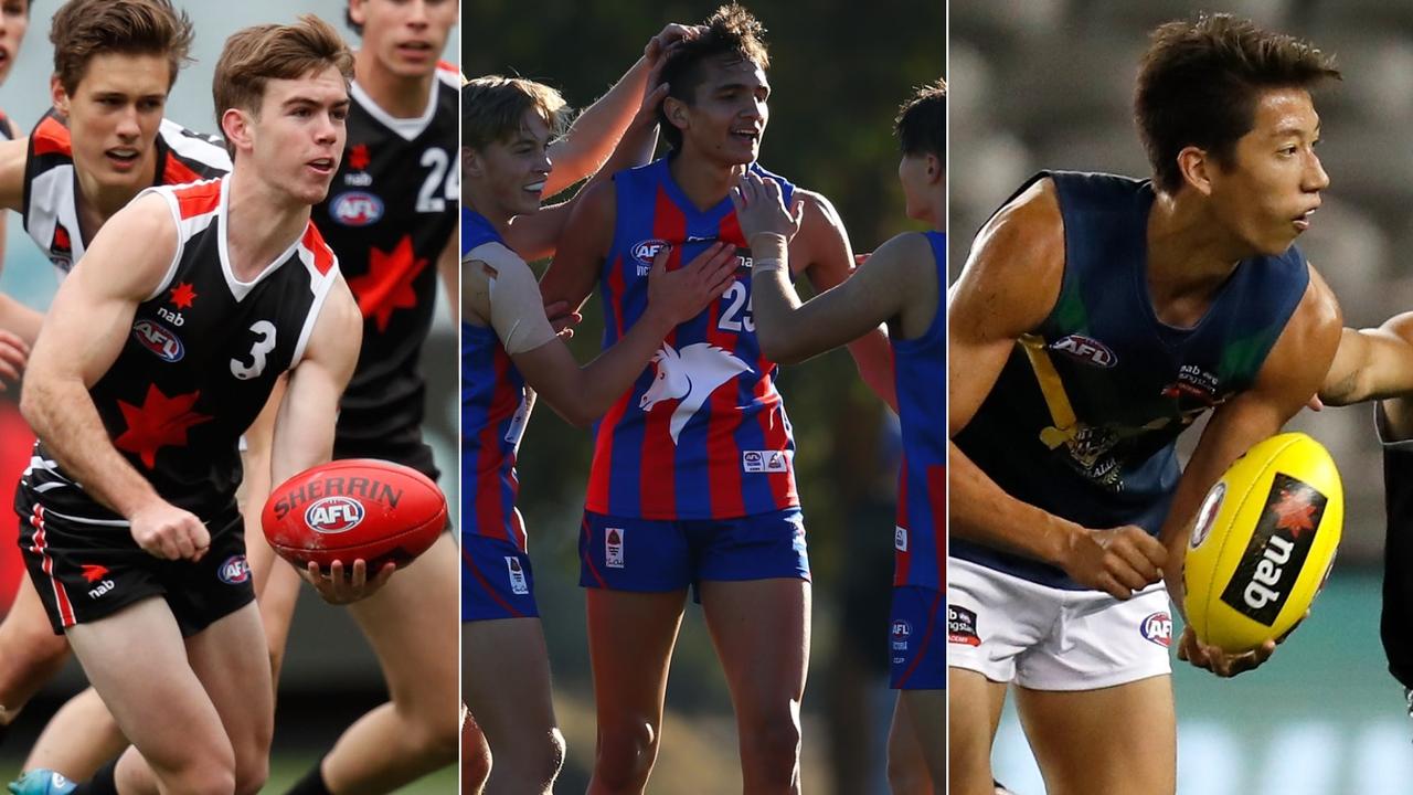 Taj Schofield, Jamarra Ugle-Hagan and Alex Davies are all part of the 2020 AFL draft crop.