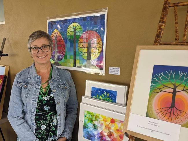 Warwick artist Loretta Grayson’s works have built her an impressive social media following. Photo: Contributed/Social Media