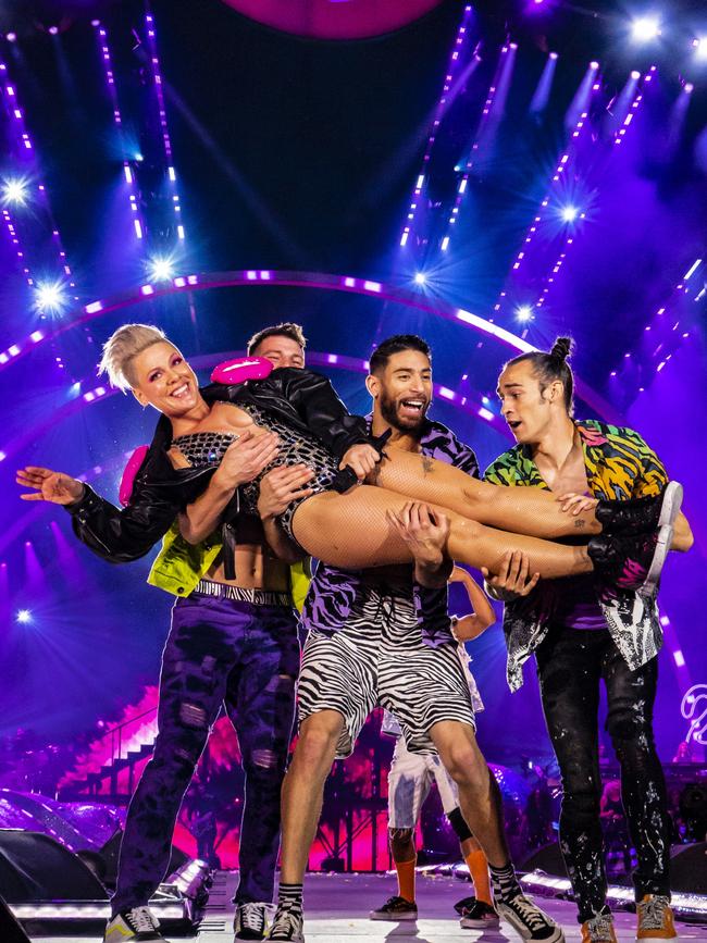 P!nk will perform to more than 900,000 Australians. Picture: Odai Afuni