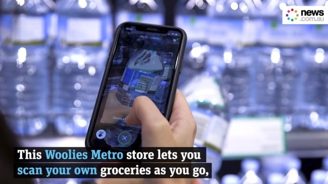 Woolworths 'scan and go' smartphone shopping