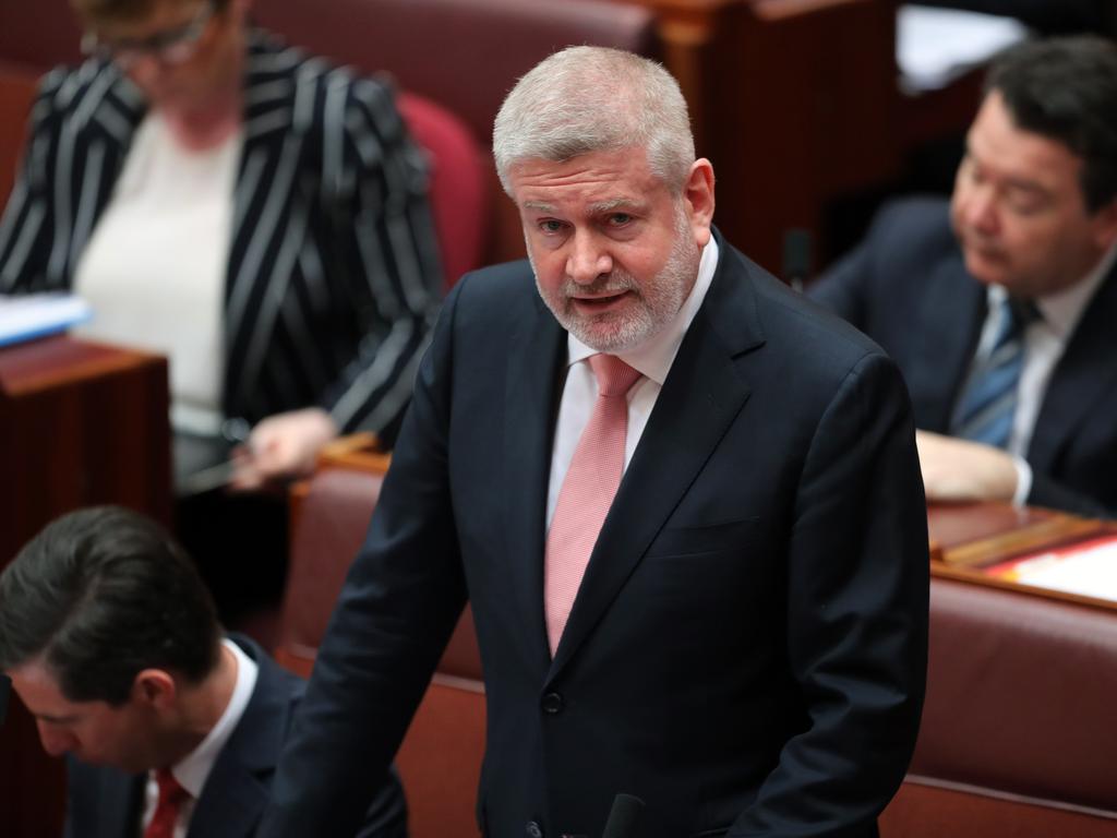 Communications Minister Mitch Fifield is pushing for tough new powers that will allow authorities to ban new piracy sites when they crop up. Picture: Gary Ramage