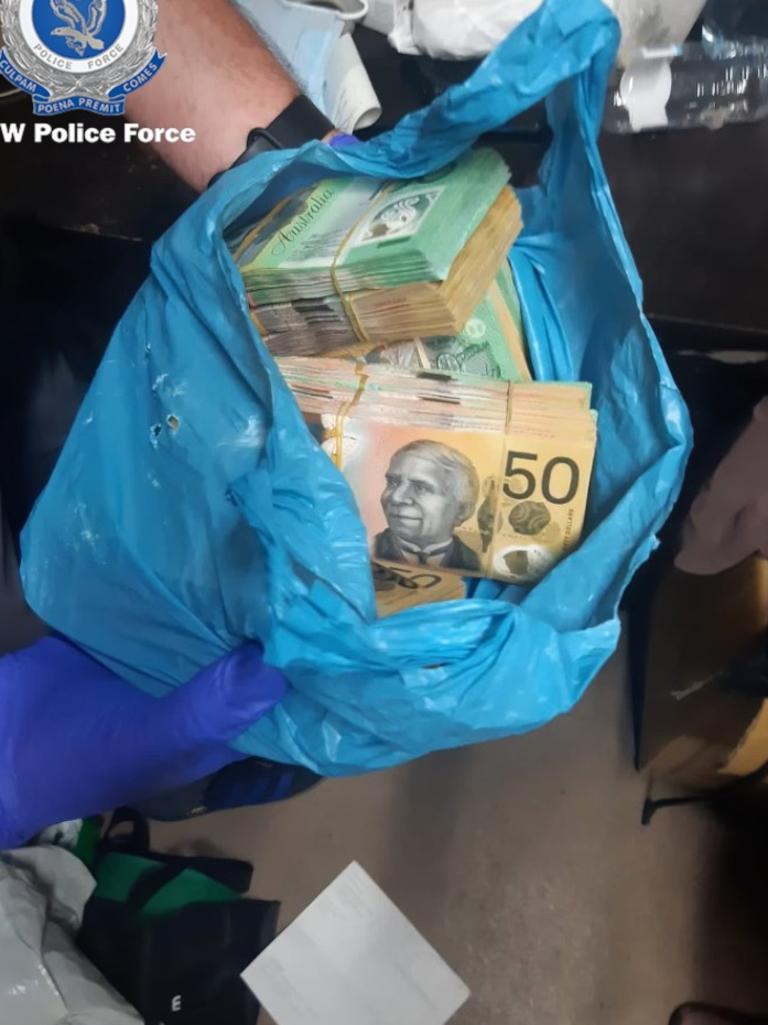 Police found $600,000 worth of cash.