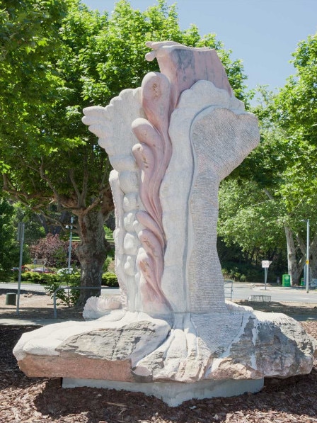 We don’t know either. Hydris, one of the sculptures in Mount Barker on the Adelaide Hills sculpture trail.