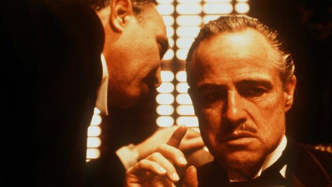 Marlon Brando in scene from 1972 film 'The Godfather'. Pic. Supplied