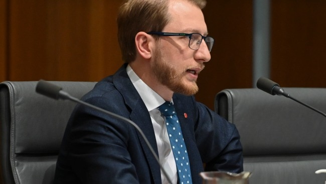 Senator James Paterson has issued a warning over Chinese-manufactured vehicle. Picture: NCA NewsWire / Martin Ollman