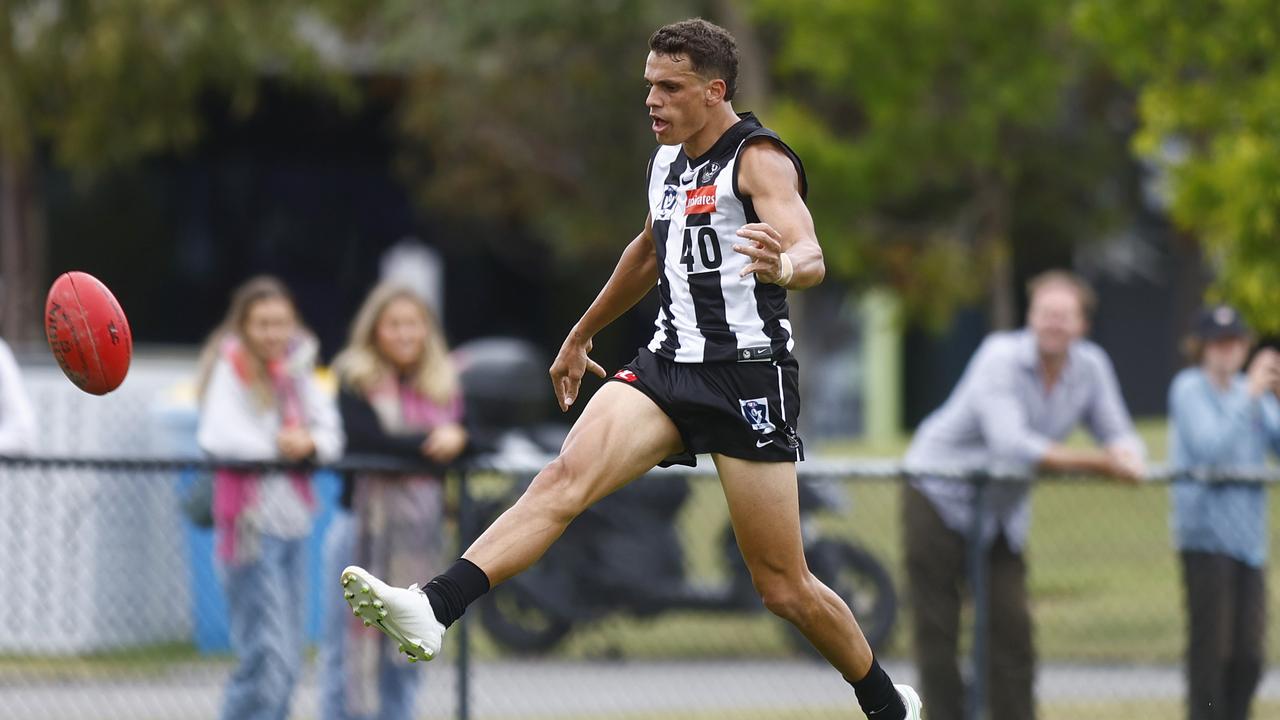 Ash Johnson is closing in on a Collingwood debut. Picture: Getty Images