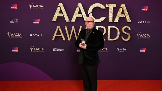 Memoir of a Snail director Adam Elliott attends the 2025 AACTA Awards on the Gold Coast. Picture: Getty Images