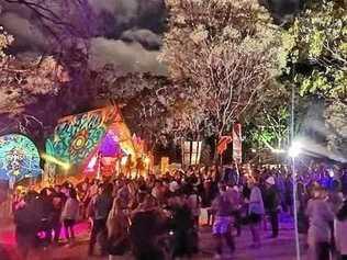 A Maleny man and a Nambour woman were found dead in a tent at the Rabbits Eat Lettuce festival near Warwick on Monday morning. Picture: 7NEWS Sunshine Coast