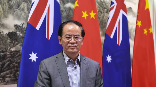 A senior official from the Department of Foreign Affairs and Trade called in China’s envoy, Cheng Jingye, to rebuke him. Picture: AAP