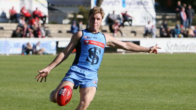 Sturt’s Sam Colquhoun. Picture: AAP/Emma Brasier