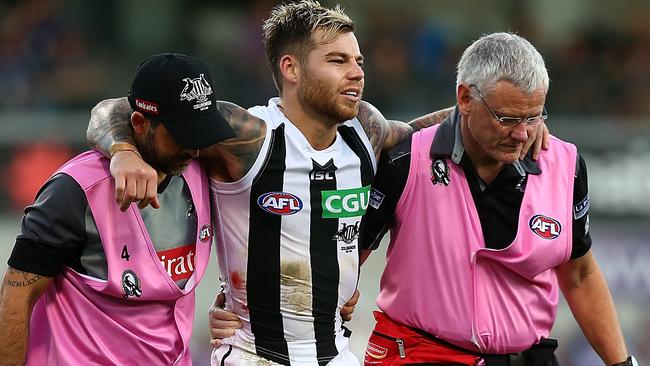 Jamie Elliott is set for surgery on the injury that cost him games in the 2017 season. (Photo by Paul Kane/Getty Images)