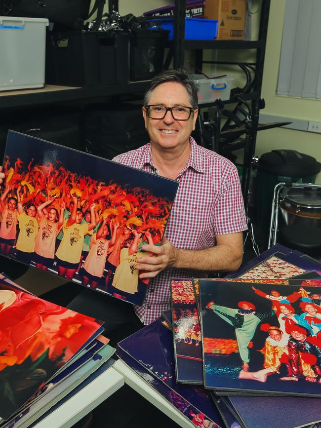 Bill Grose at the NT School of Music with lots of memories of Beat’s past. Picture: Glenn Campbell