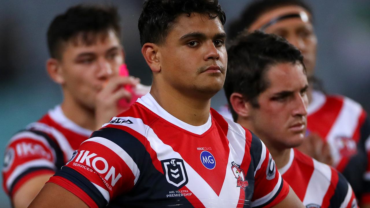 Abandoned Roosters star Latrell Mitchell’s future is still up in the air.