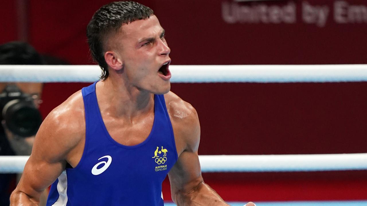 Harry Garside celebrates after the judges ruled in his favour. Picture: PA Images/Getty Images