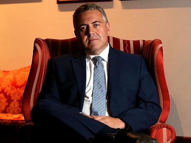 “It’s going to have an impact,” Mr Hockey said, referring to the flood levy. Picture: James Croucher