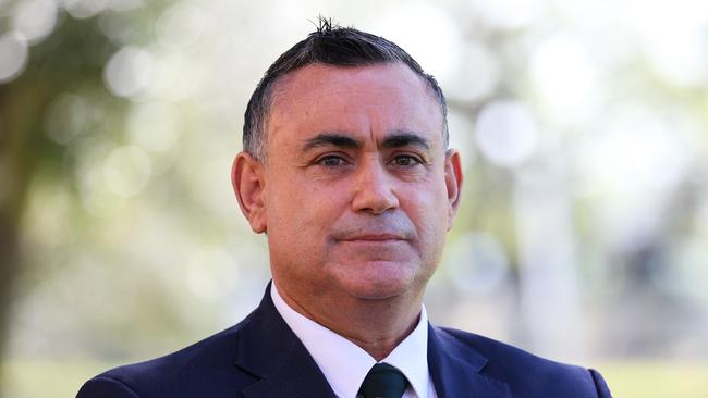 Deputy Premier and Minister for Regional NSW, Industry and Trade John Barilaro says he is resigning. Picture: NCA NewsWire / Gaye Gerard