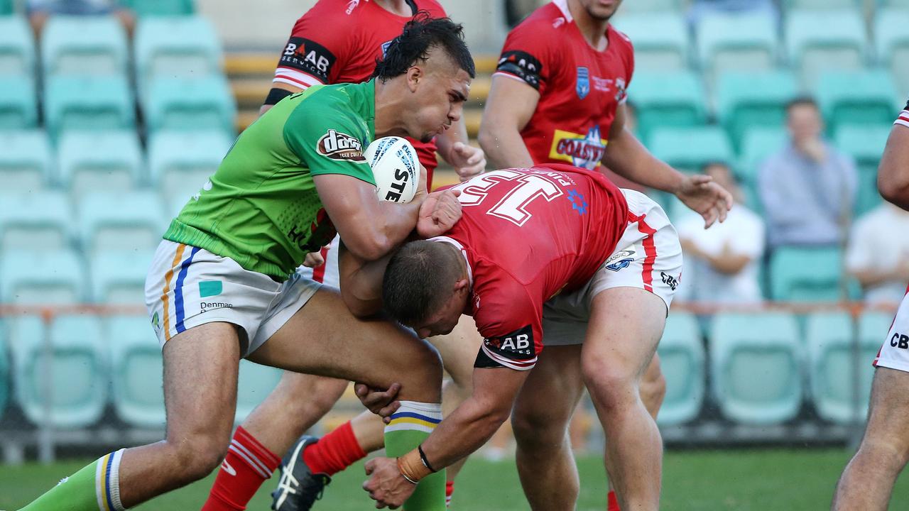 The Raiders defeated Illawarra in the SG Ball grand final. Picture: Tim Hunter