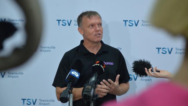 Bonza's first Sunshine Coast-Townsville flight: Bonza CEO Tim Jordan