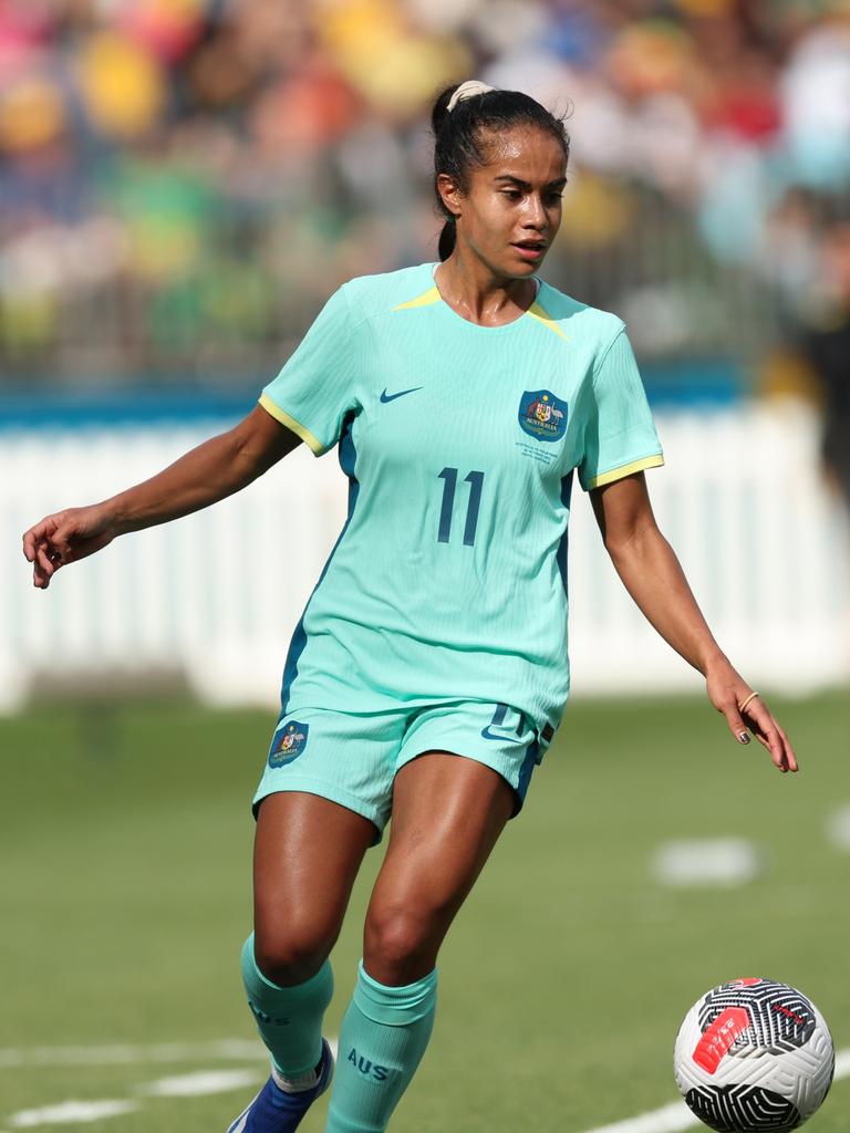 Mary Fowler was on fire for the Matildas. (Photo by Will Russell/Getty Images)