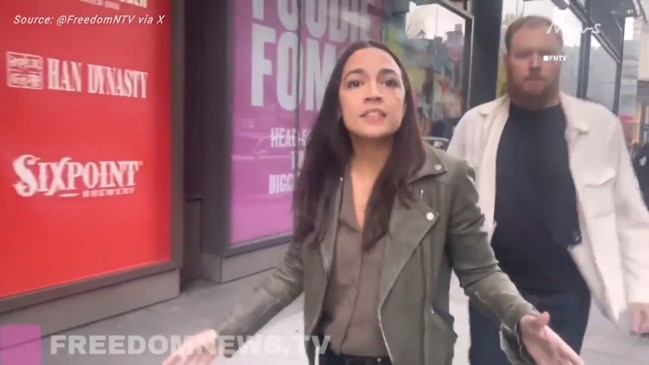 'It's f***ed up' AOC blows up as protesters chase her