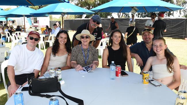 Racegoers enjoying the Moama Bowling Club Echuca Cup. Picture: David Smith