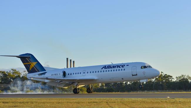 Alliance Airlines Fokker 70.