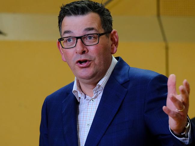 Premier, Daniel Andrews may have plenty of reading to attend to. Picture: Luis Enrique Ascui